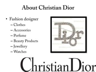 dior couture finance report analysis|christian Dior net worth.